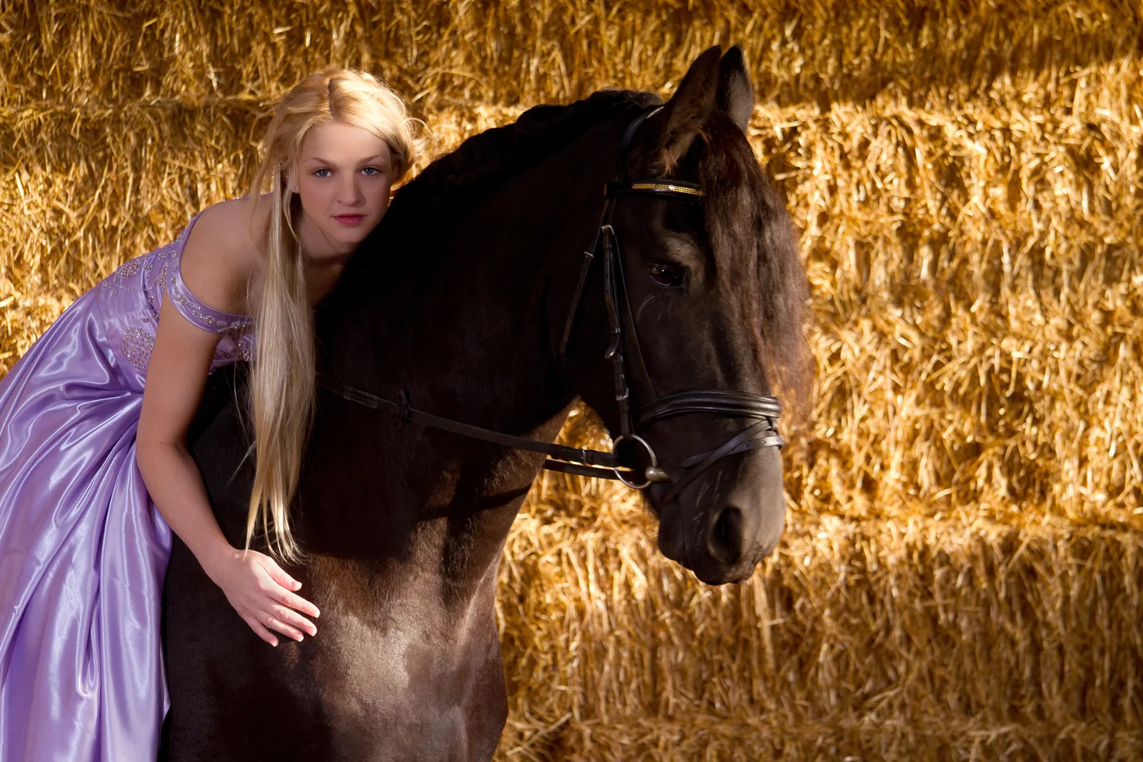 Another shot from the editorial session with the horse